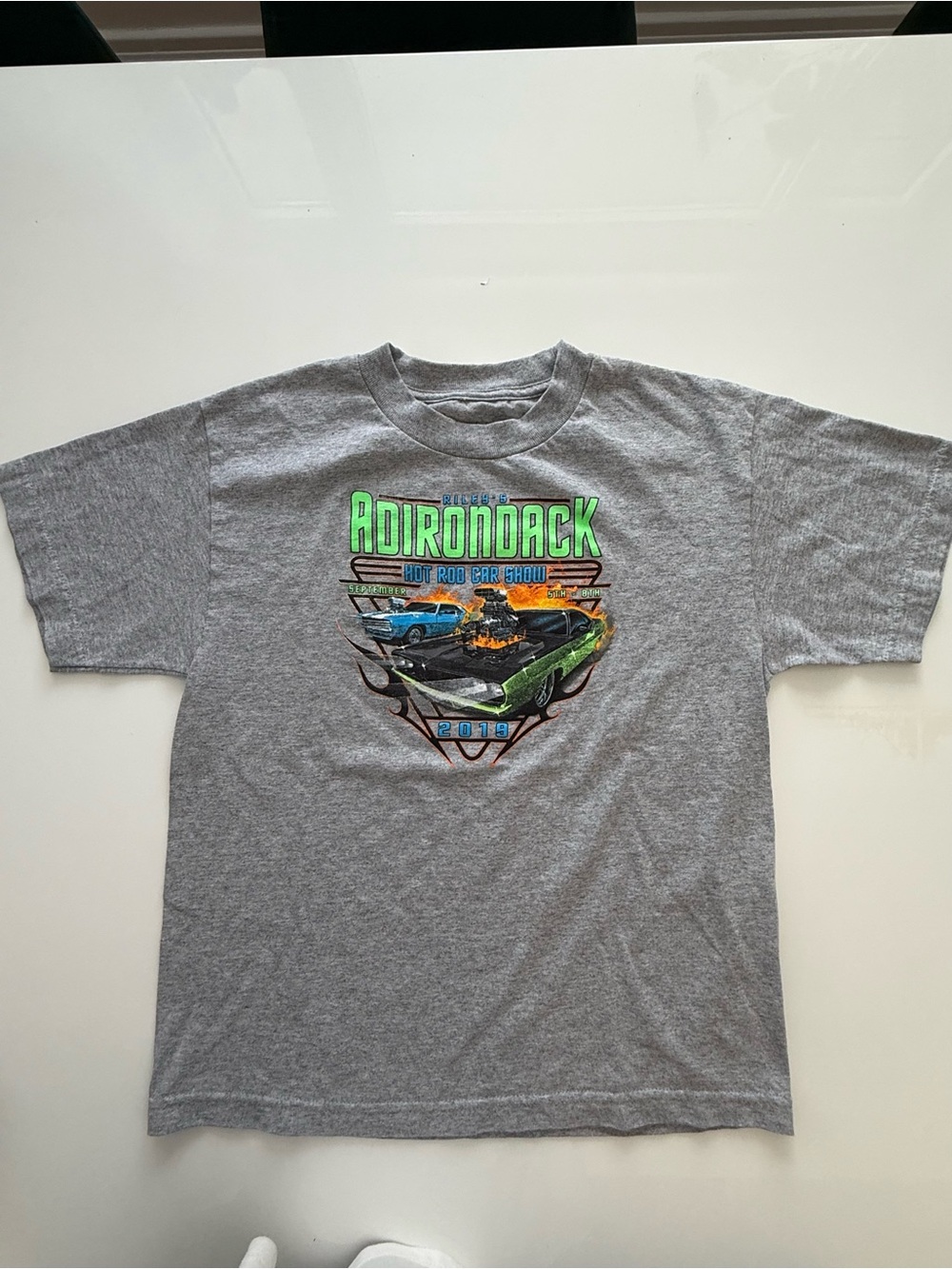 Adirondack Gray Kids Graphic T-Shirt